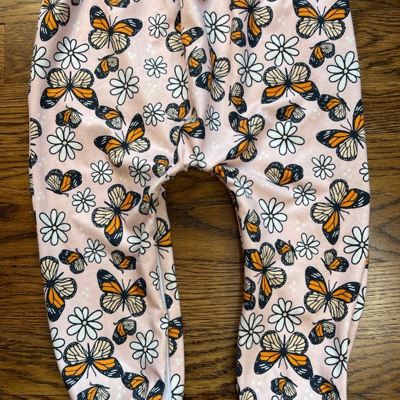 Boujee Little Babes Baby Girl Butterfly Print  Halter One Piece Romper Size 2T - Picture 11 of 11